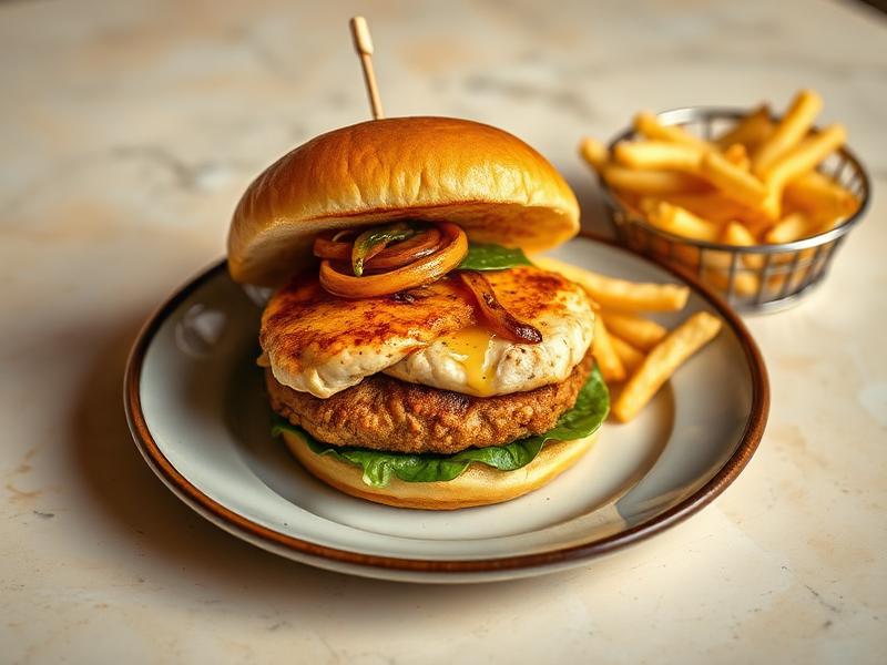 Beef Burger at Cafè Panah