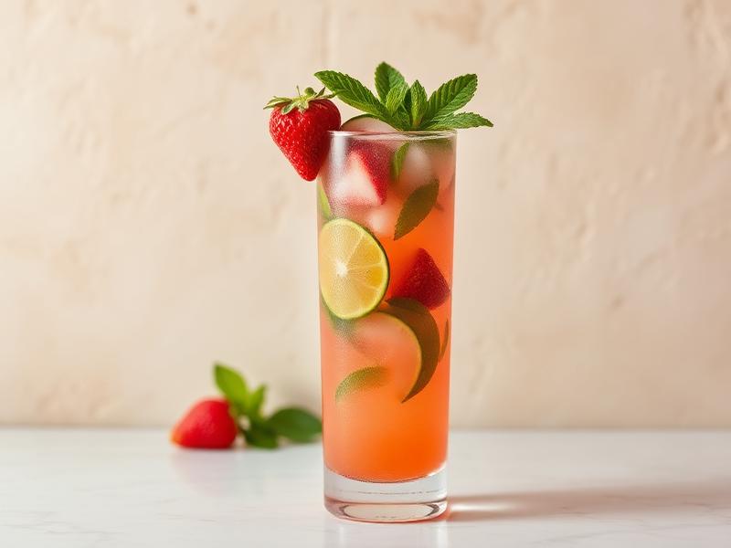 Strawberry Mojito at Cafè Panah